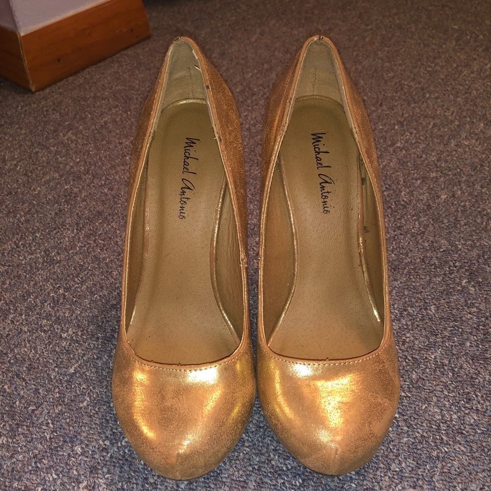 Gold heels